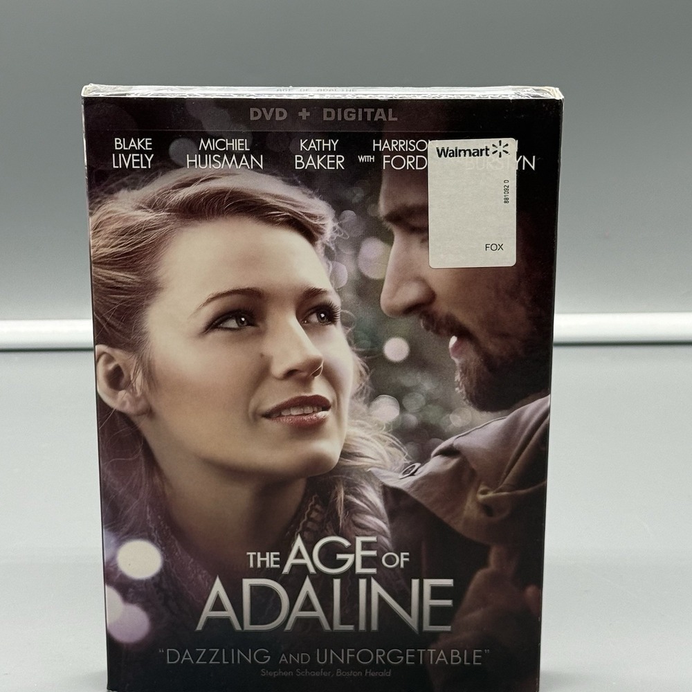 The Age of Adaline DVD, 2015 Drama, Blake Lively, Harrison Ford, Bonus NEW
